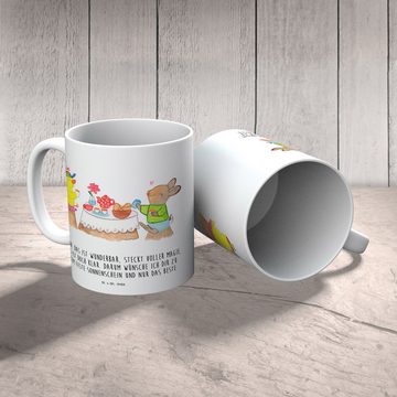 Mr. & Mrs. Panda Kinderbecher Ostern Frühstück - Weiß - Geschenk, Kindertasse, Outdoorgeschirr, Kin, Kunststoff, Mikrowellenbeständig