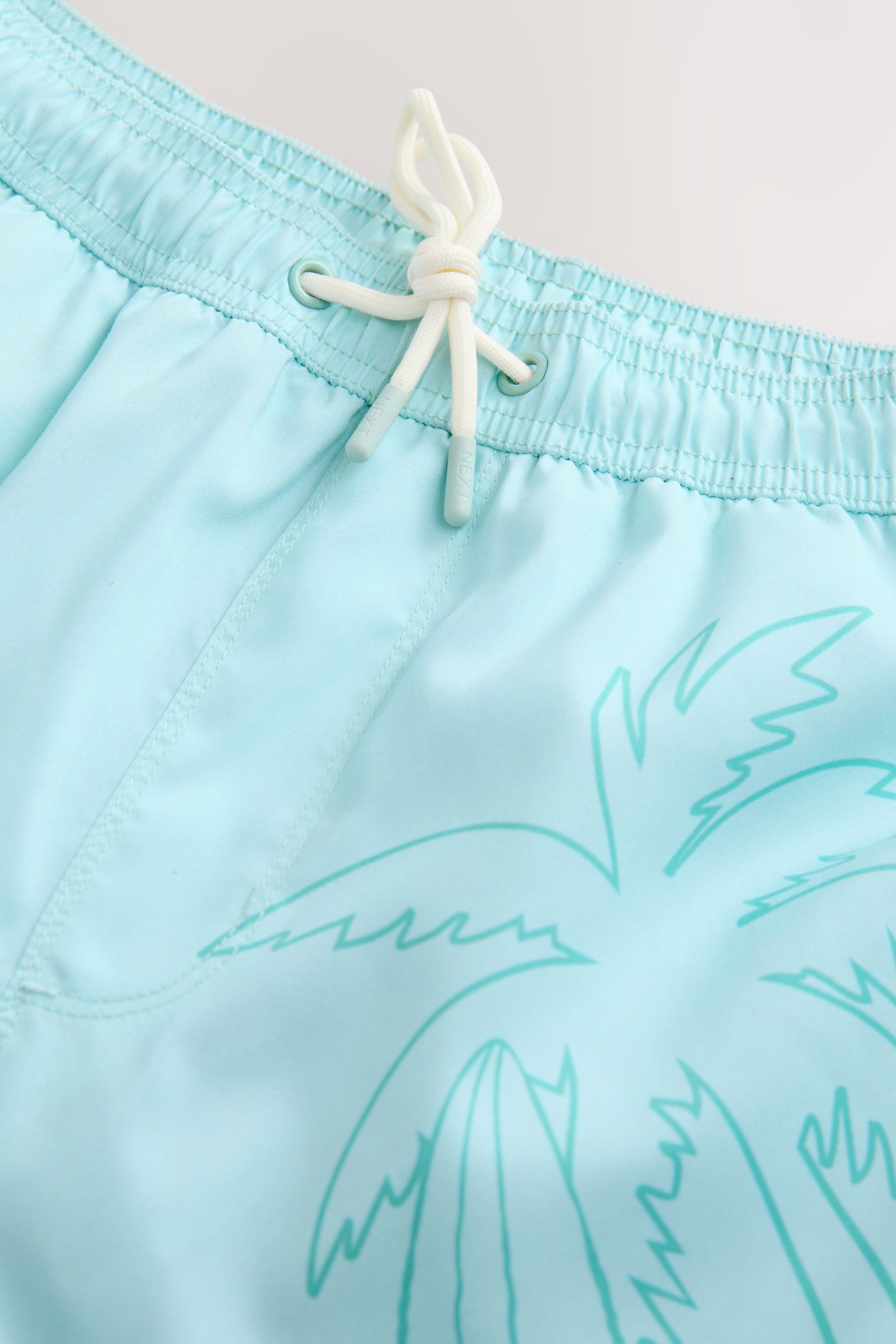 Next Badeshorts Lizenzierte Badeshorts mit Blätter-Print günstig online kaufen