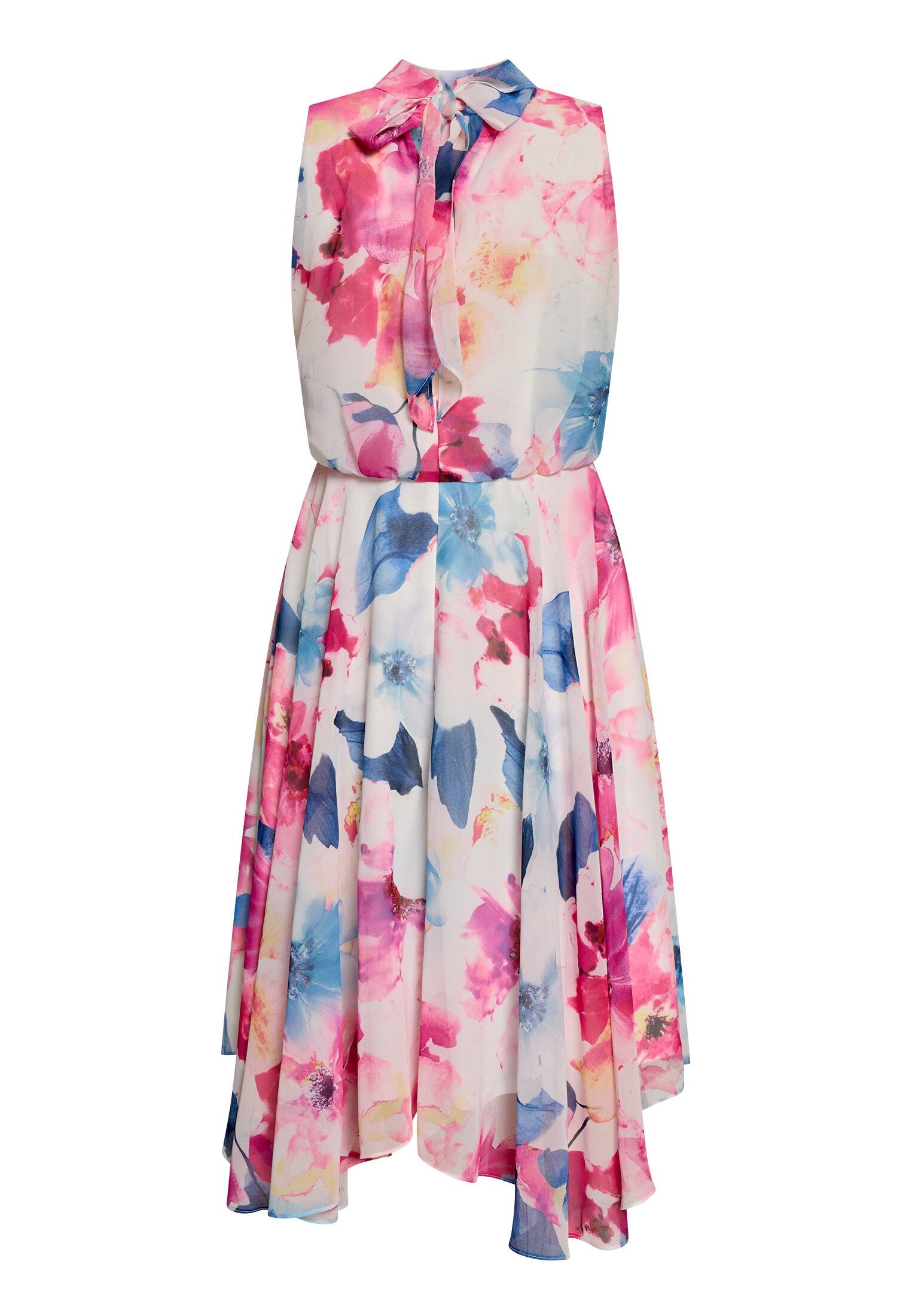 Vera Mont Chiffonkleid Damen ohne Arm
