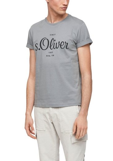 s.Oliver T-Shirt mit markantem Logo-Print