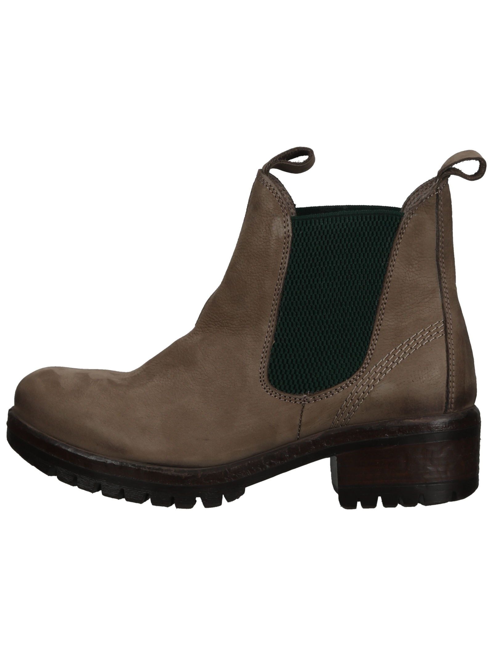 Lazamani Lazamani Stiefelette Nubukleder/Textil Stiefelette