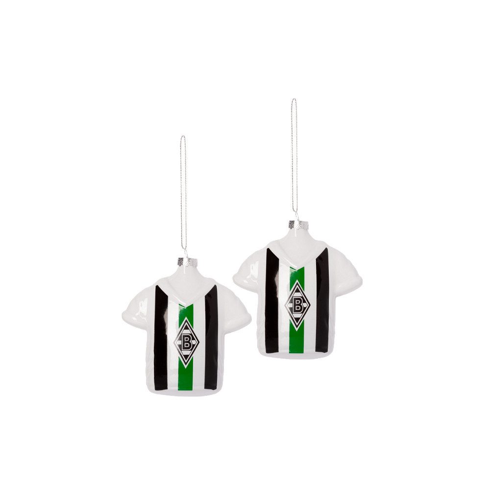 Borussia Mönchengladbach Christbaumschmuck Borussia M´Gladbach Christbaumkugeln Retro 2er
