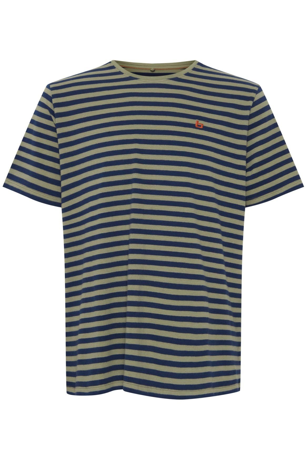 BHDinton Grün in 5261 Blend T-Shirt T-Shirt Gestreiftes