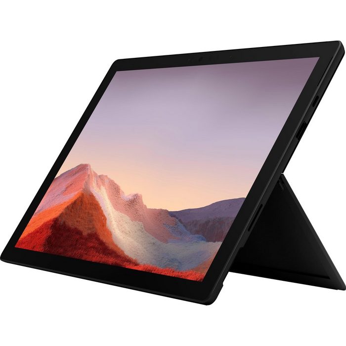 Microsoft Surface Pro 7 - 8GB / 256GB i5 Schwarz Convertible Notebook (31 cm/12 3 Zoll Intel Core i5 1035G4 Iris Plus Graphics 256 GB SSD Intel® Iris™ Plus-Grafik)