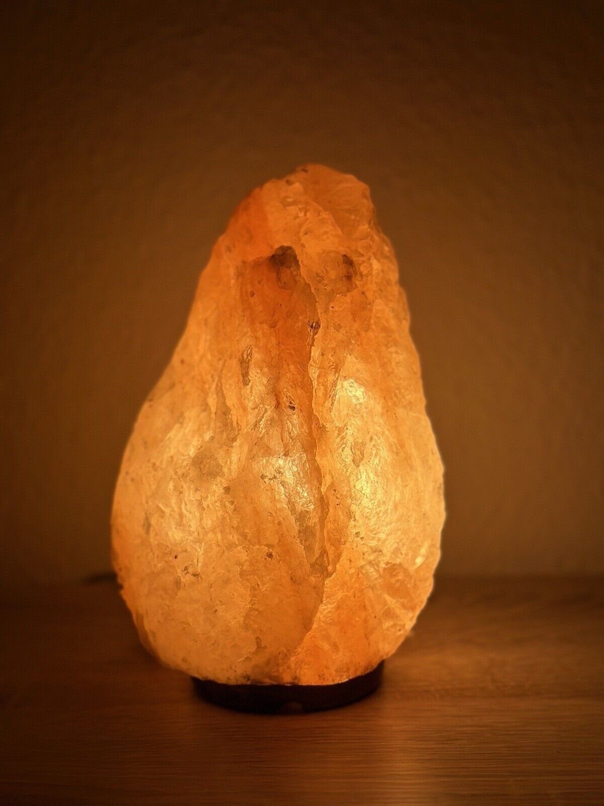 Warmweiß Salzlampe Tischlampe Verschiedene IhrHauz Himalaya Salzkristall-Tischlampe Natürliche Größen,