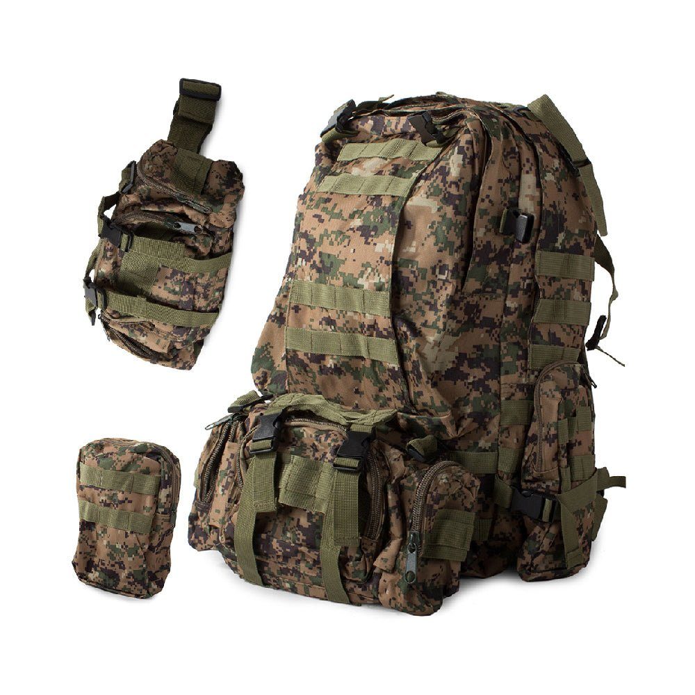 VERK GROUP Rucksack Militärrucksack Taktischer Survival Wasserdichter 48,5l