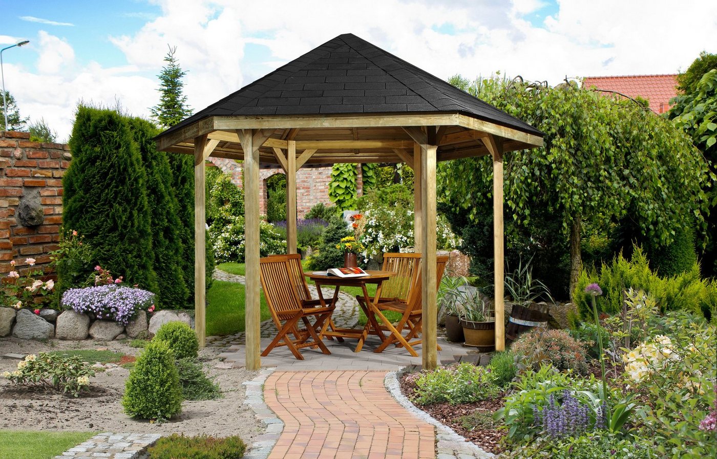 Thumbnail - weka Pavillon Paradies 1, BxT: 326x376 cm