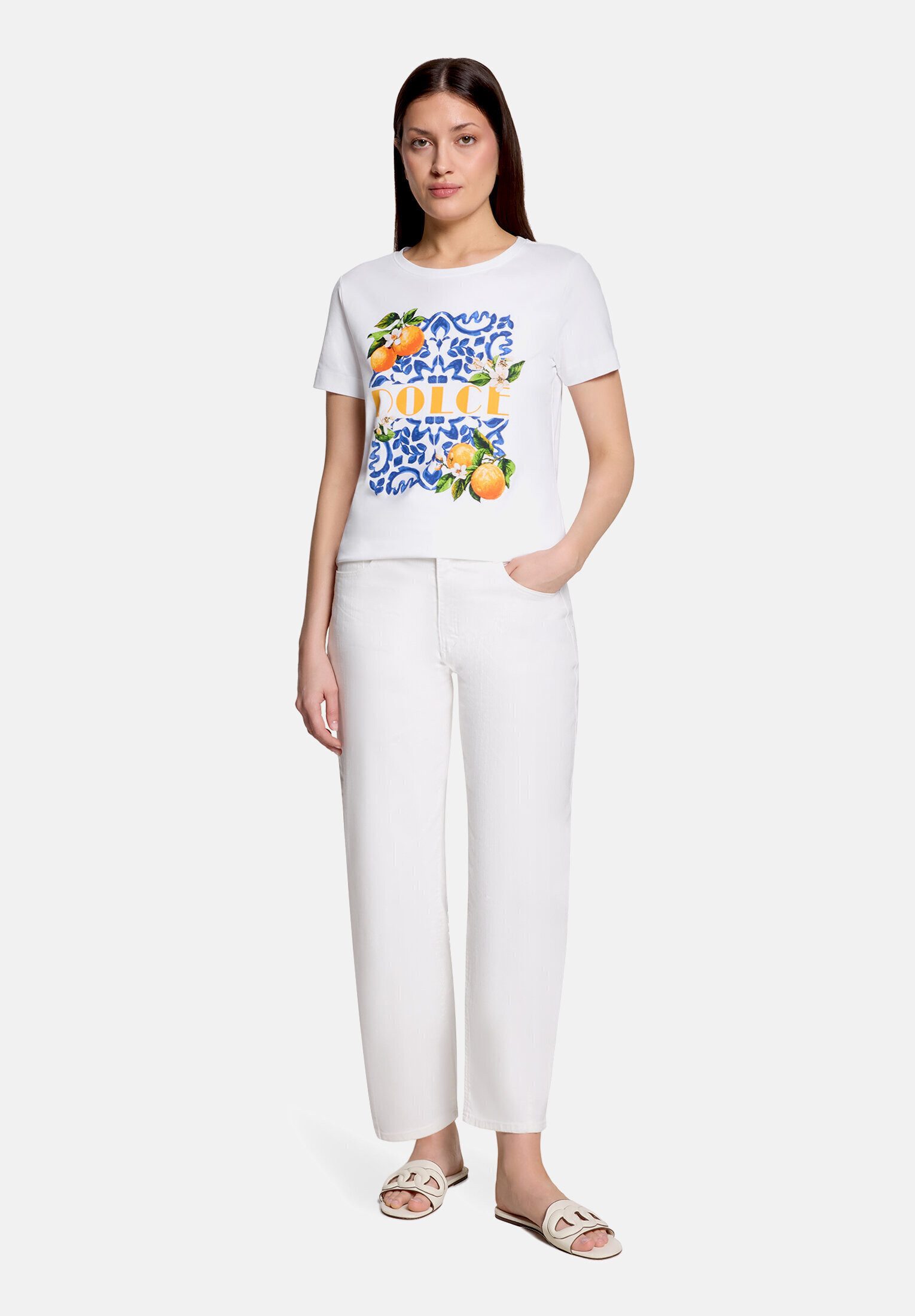 Betty&Co Kurzarmshirt Damen mit Print (1-tlg)