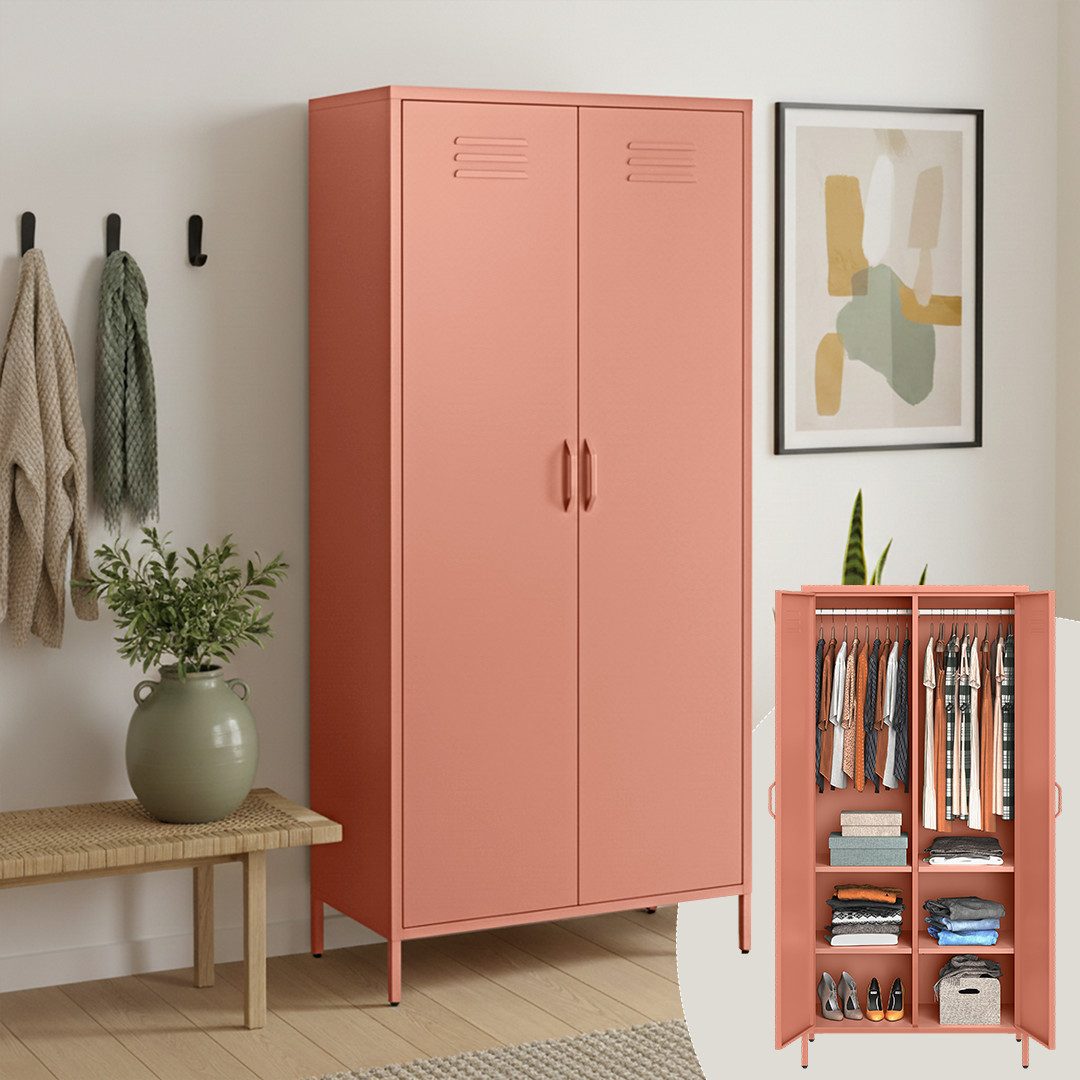 Kleiderschrank Atria aus Metall