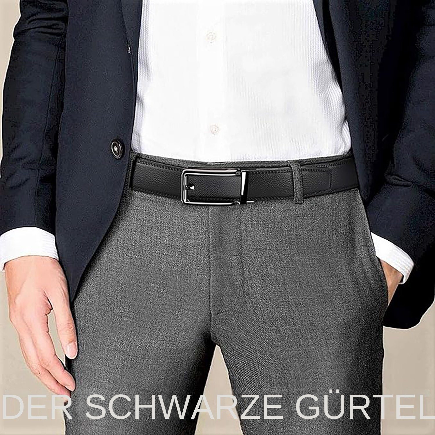 götäzer Gürtelriemen Herrengürtel aus Rindsleder Hüftgurt 35 mm breiter für Herren(120cm) Stylischer Gürtel – Perfekte Ergänzung für Ihren Look!