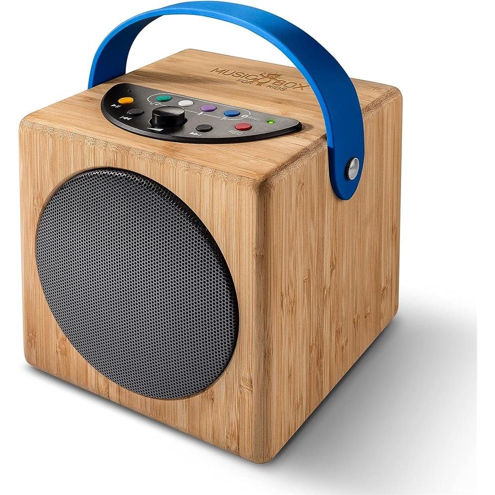 Music KidzAudio Box Kinder for für von Kids Bluetooth) Wavemaster (3,5 Wiedergabe W, Bluetooth-Lautsprecher USB-Stick
