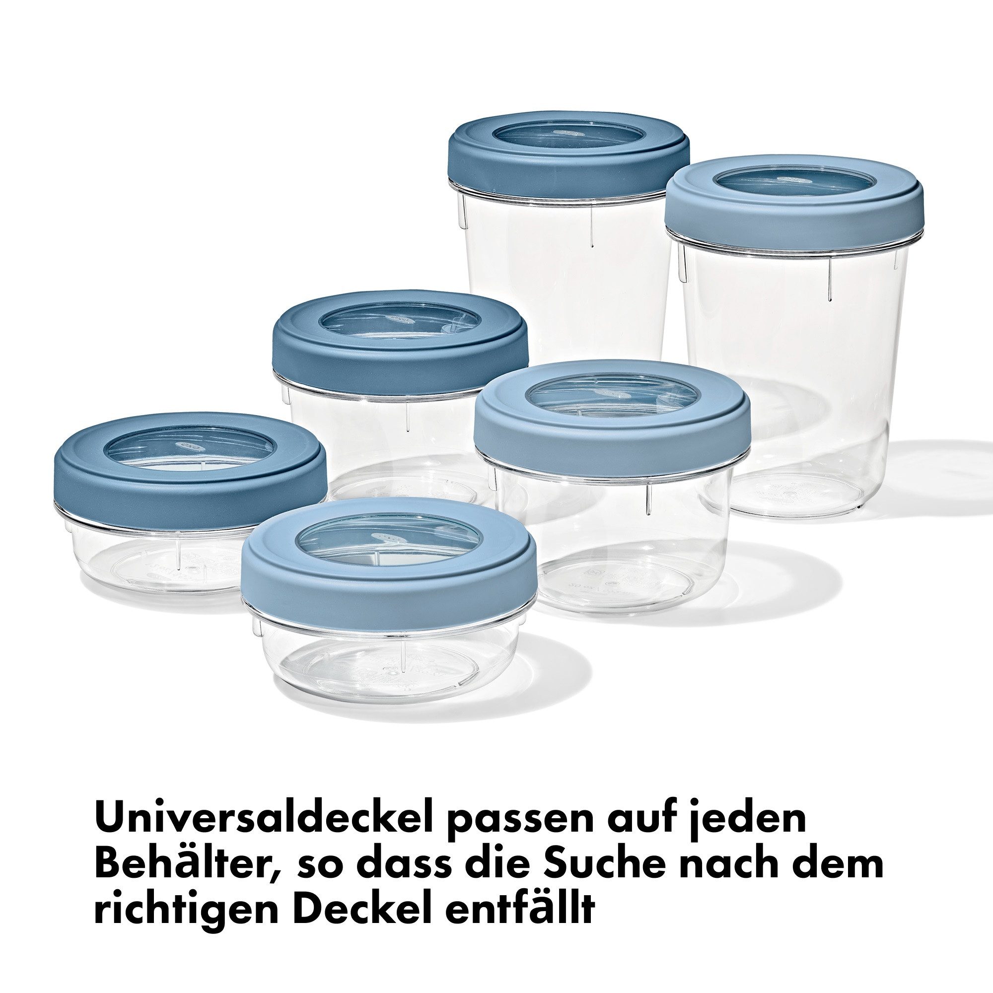 OXO Good Grips Aufbewahrungssystem OXO Twist & Stack Behälter – 350ml – 2er Set, Kunststoff, (2-tlg), ideal für Meal Prep