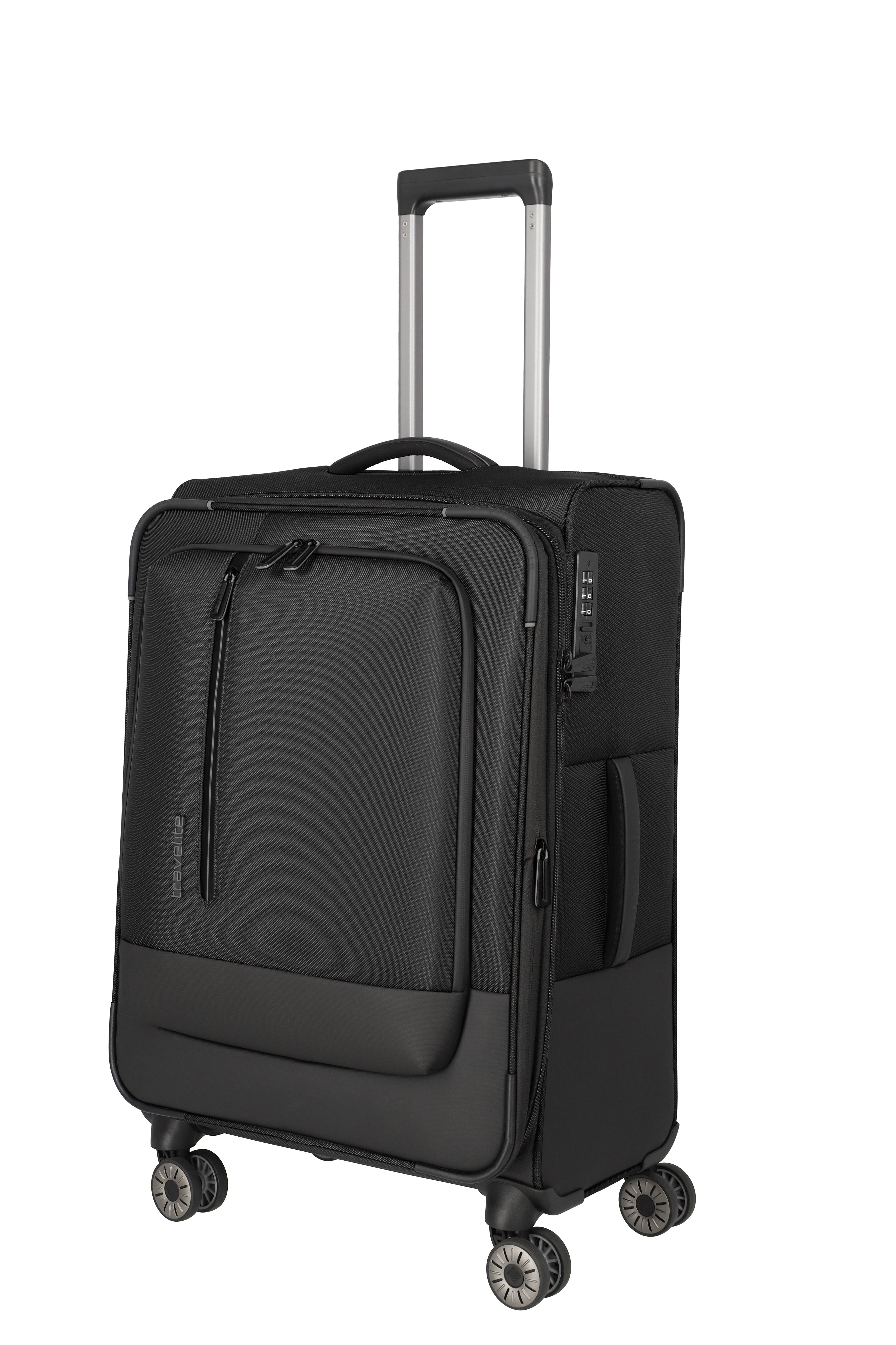 travelite Weichgepäck-Trolley CROSSLITE Reisekoffer Weichgepäck, 4 Rollen, Koffer, mit TSA-Schloss, wasserabweisendes Material