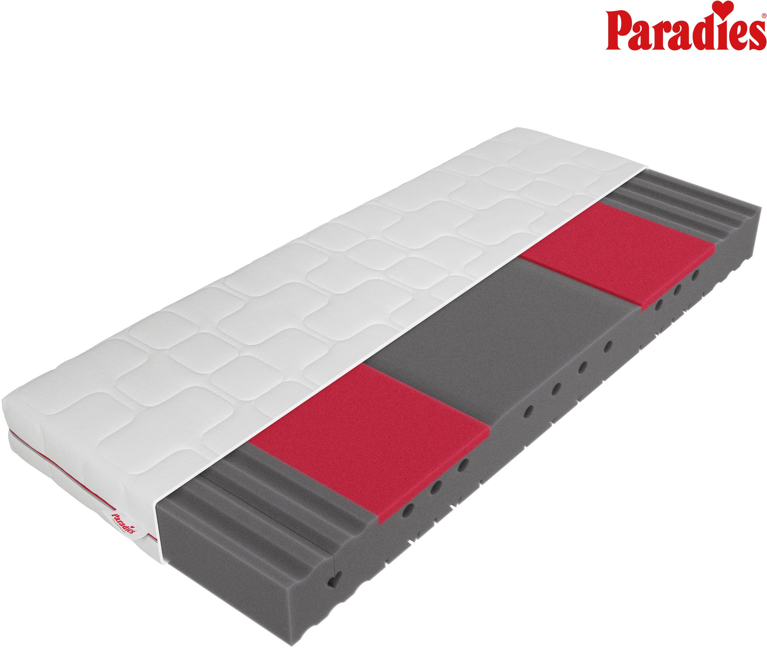 Kaltschaummatratze Neuheit: Paradies Varioduo 7-Zonen-Kaltschaummatratze, Paradies, 18 cm hoch, Zwei Härtegrade in einer Matratze – für individuellen Schlafkomfort