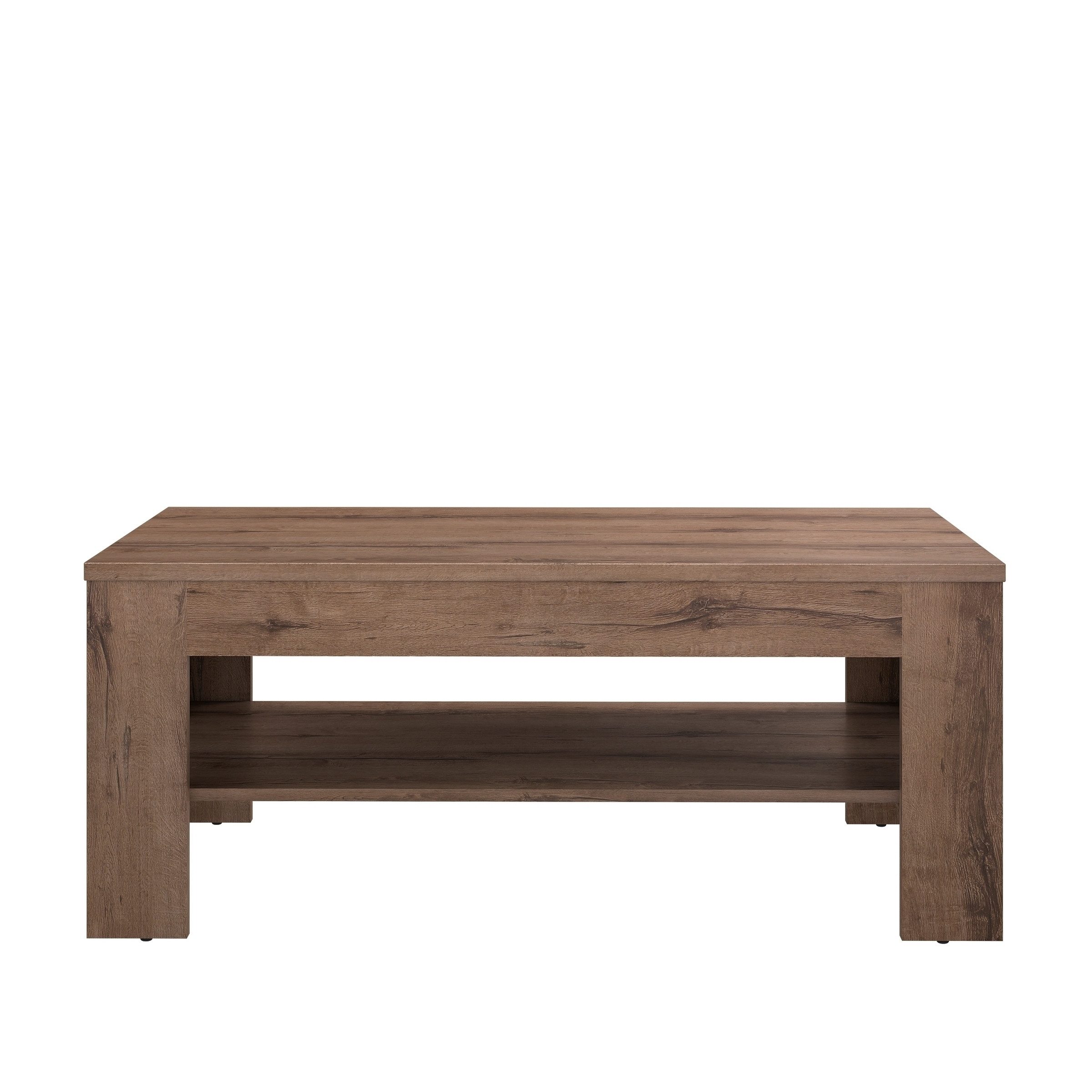 PREISBRECHER Couchtisch SAVONA, mit Ablageboden, in Schlammeiche - 110x45,5x60cm (BxHxT)