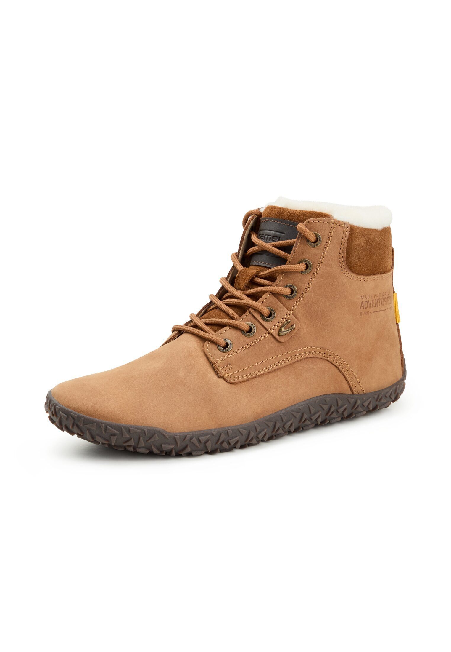 camel active Gefütterter Schnürschuh mit Gummisohle Sneaker