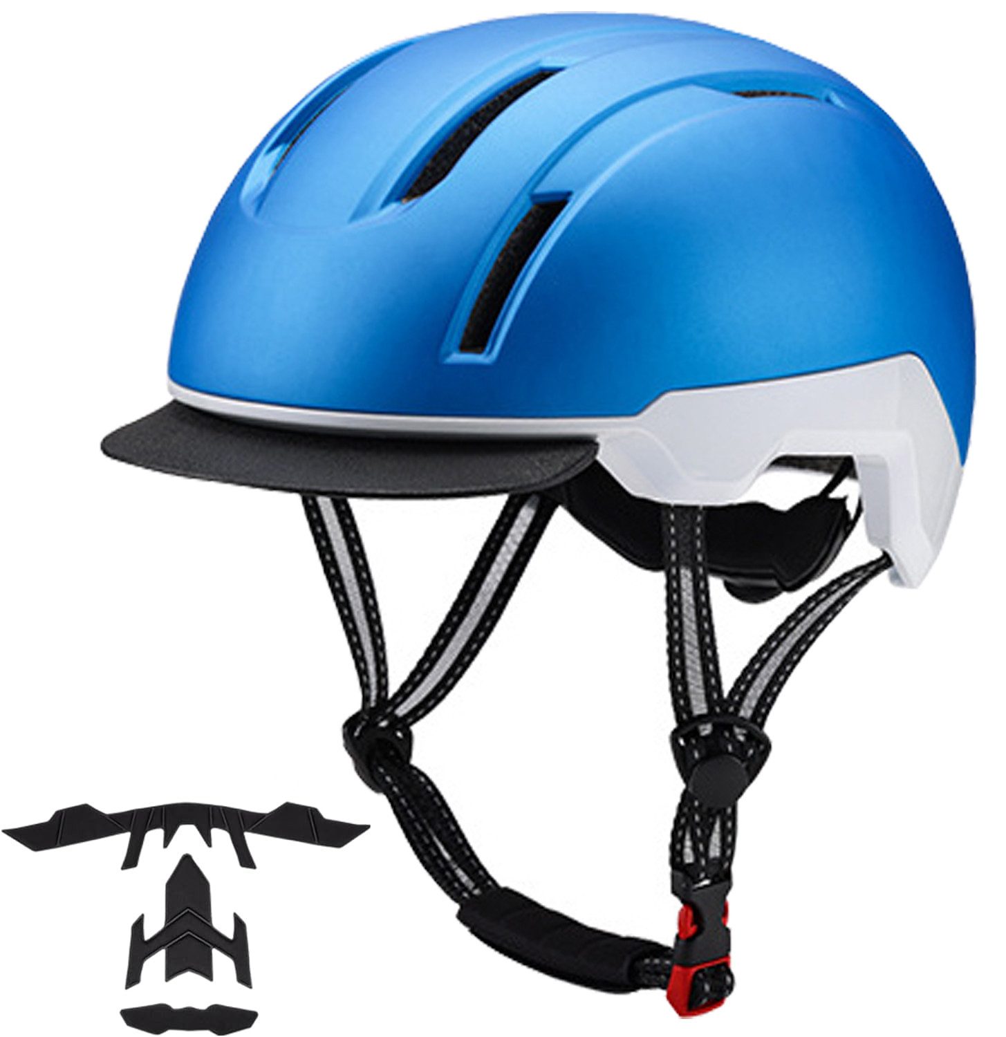 Coonoor Fahrradhelm Urban mit Schirm Leicht-Double Inmould Technologie City, Scooter Helm Erwachsene für Damen Herren