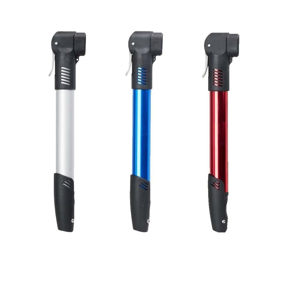 mucHome Fahrradpumpe 1x Luftpumpe 28cm Fahrradpumpe mit Fahrradhalterung für alle Ventile (1-tlg)