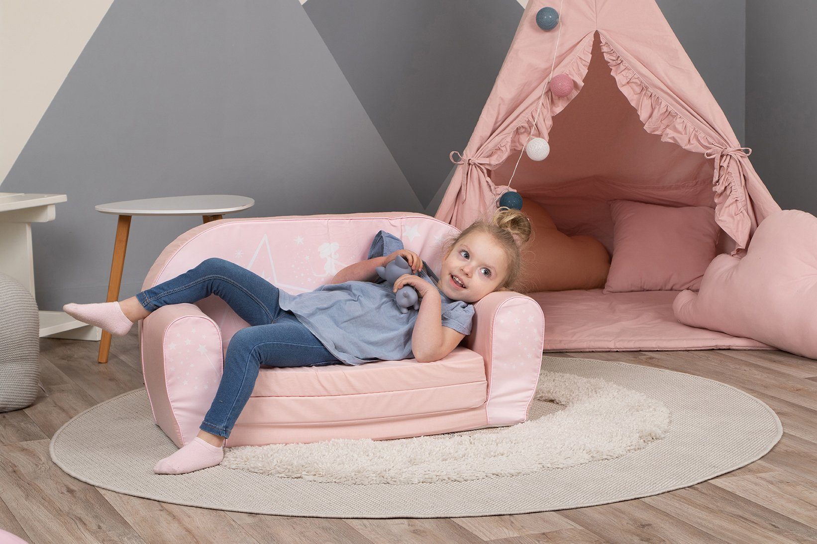 Kinder; Fairy in für Europe Knorrtoys® Sofa Made Pink,
