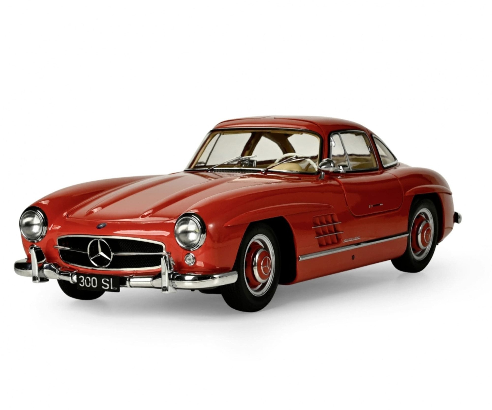 Modellauto IXO Mercedes 300 SL Rot 1:8 Modellauto Metall Bausatz
