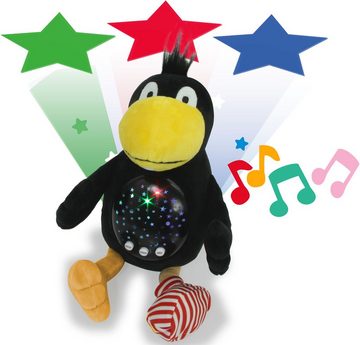 Jamara Kuscheltier Sternenlicht - Der kleine Rabe Socke, mit Sternenhimmel Projektion und Melodien; offiziel lizenziert