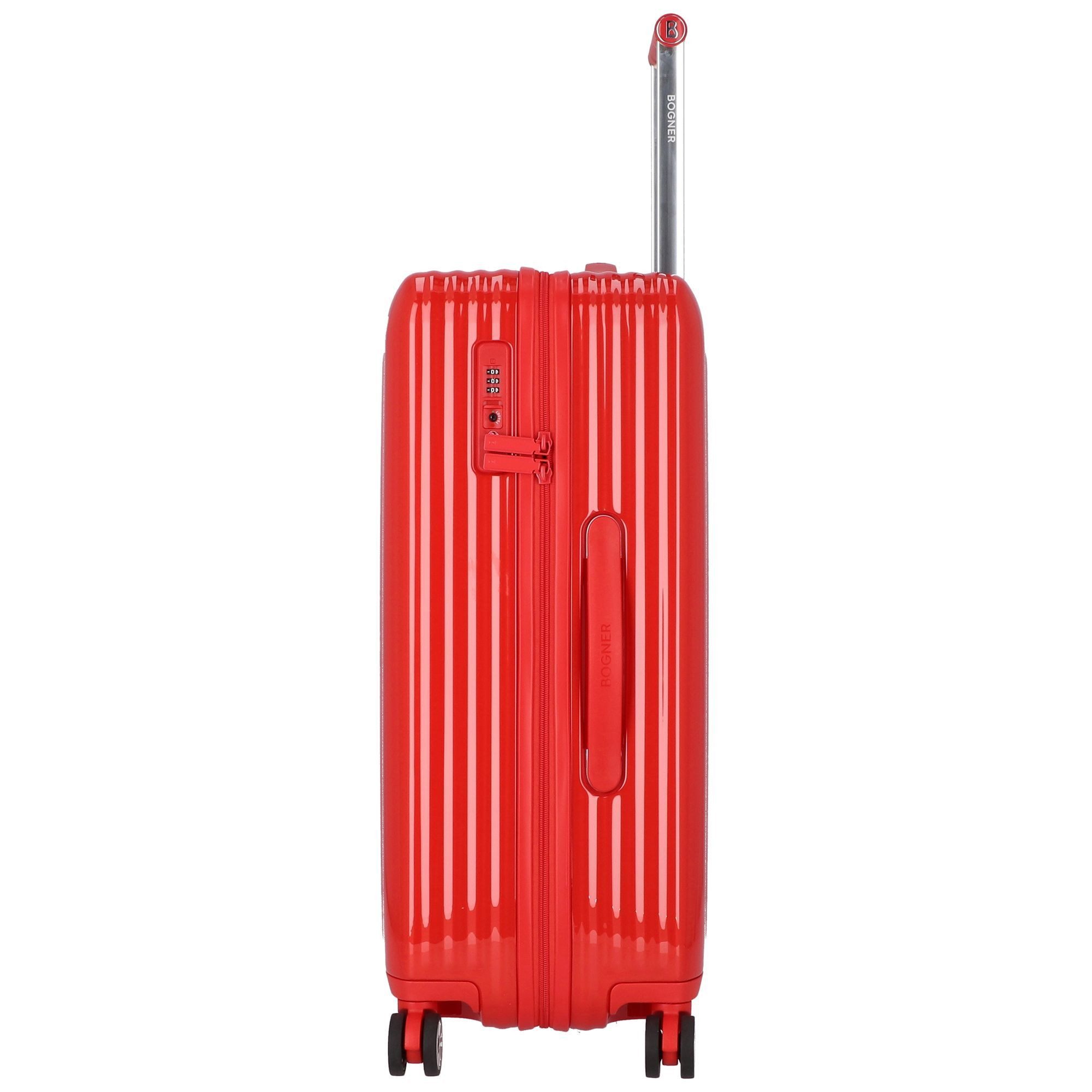 BOGNER Hartschalen-Trolley Piz, 4 Rollen, Polycarbonat