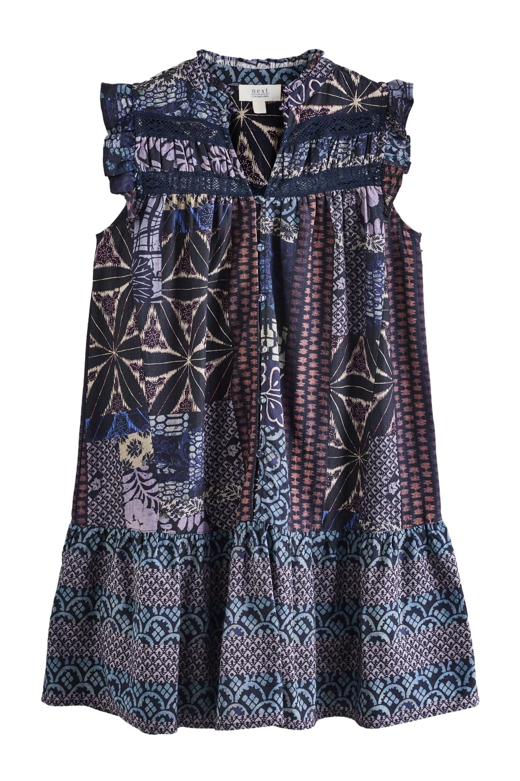 Next Minikleid Minikleid mit Spitzeneinsatz, Rüschen günstig online kaufen