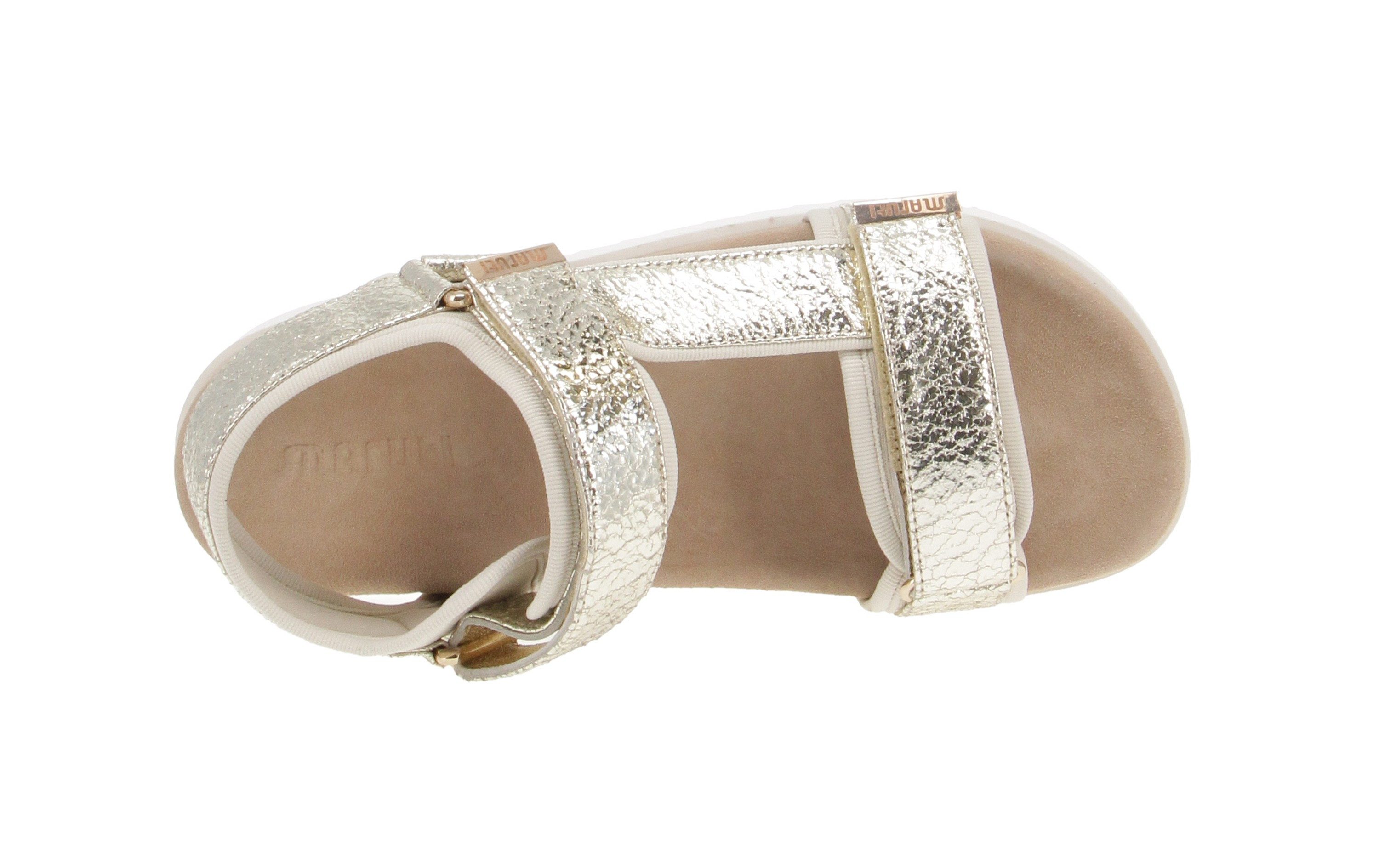 Maruti Maruti 66.1653.02-P00 Beau Leather - Damen Schuhe Sandaletten - Gold Sandale