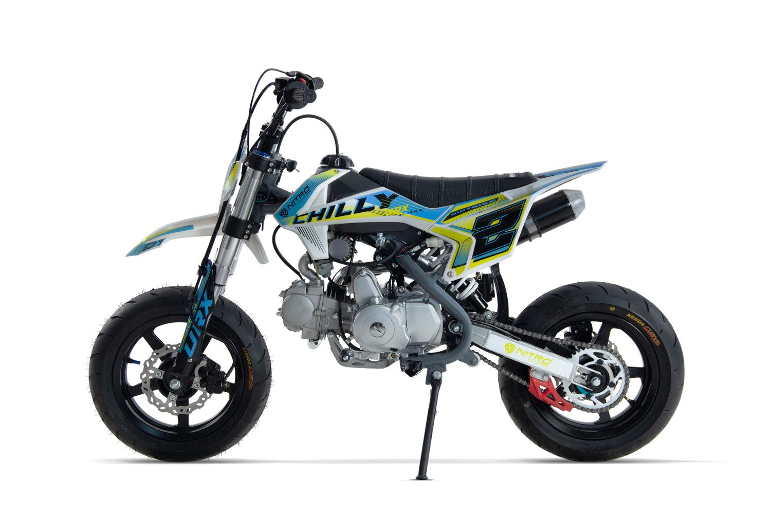 Smarty Dirt-Bike 125cc Dirtbike CHILLY UX URX 12/12 Kick und E-Start