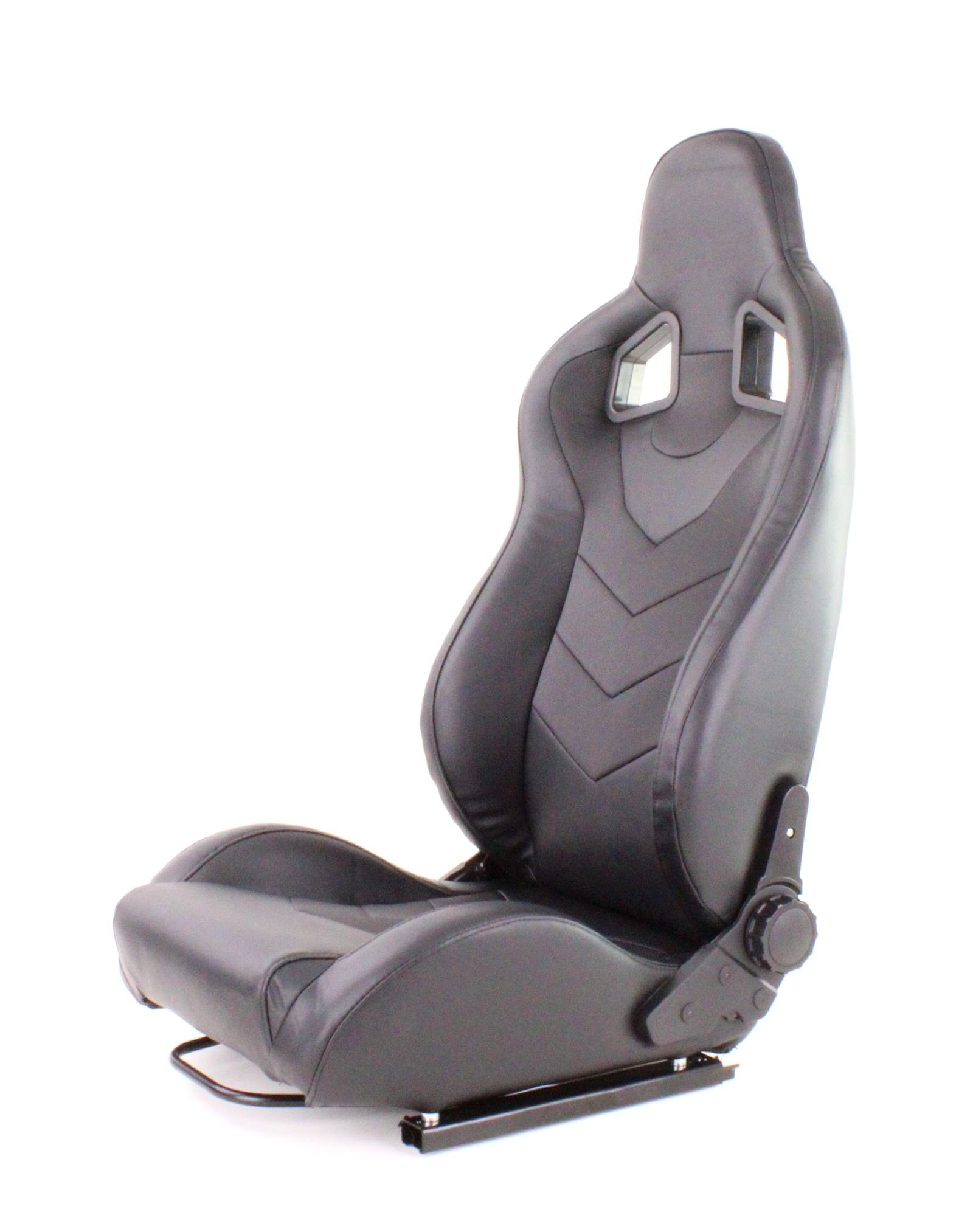 Tenzo-R Gaming-Stuhl Sportsitz Spielekonsole PC Sim Racing Schwarz mit ...