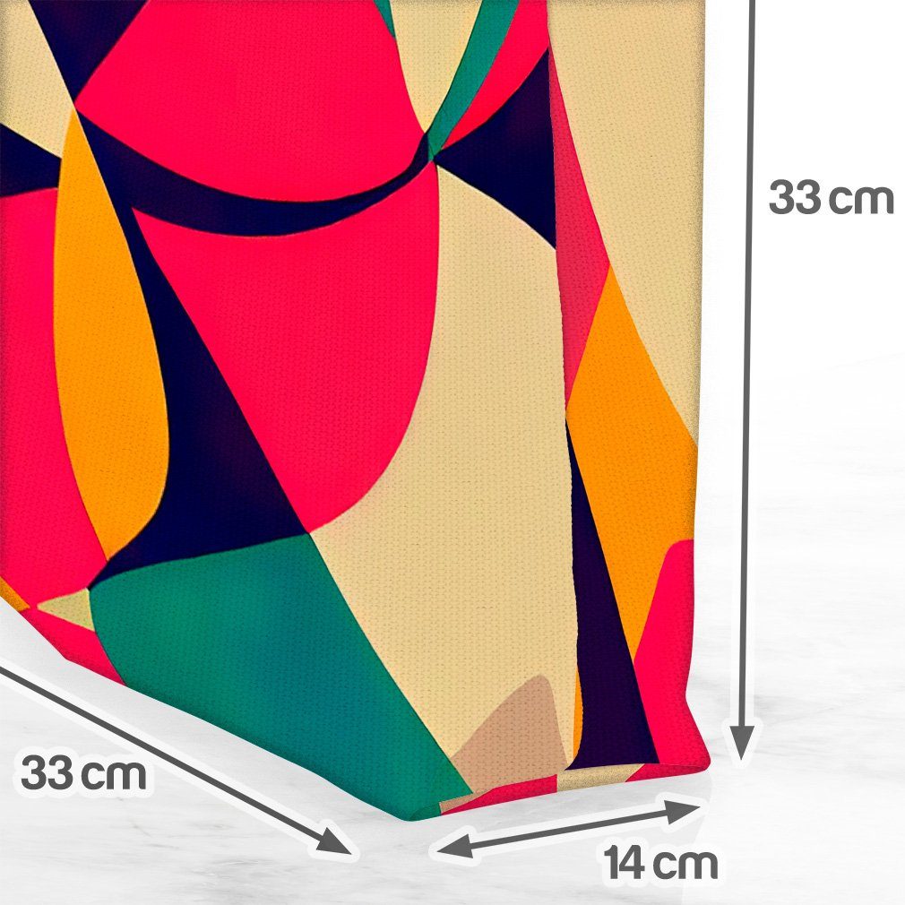 print Farben Muster Safari Tropen Afrika indige (1-tlg), VOID Henkeltasche Afrika Fashion grafik