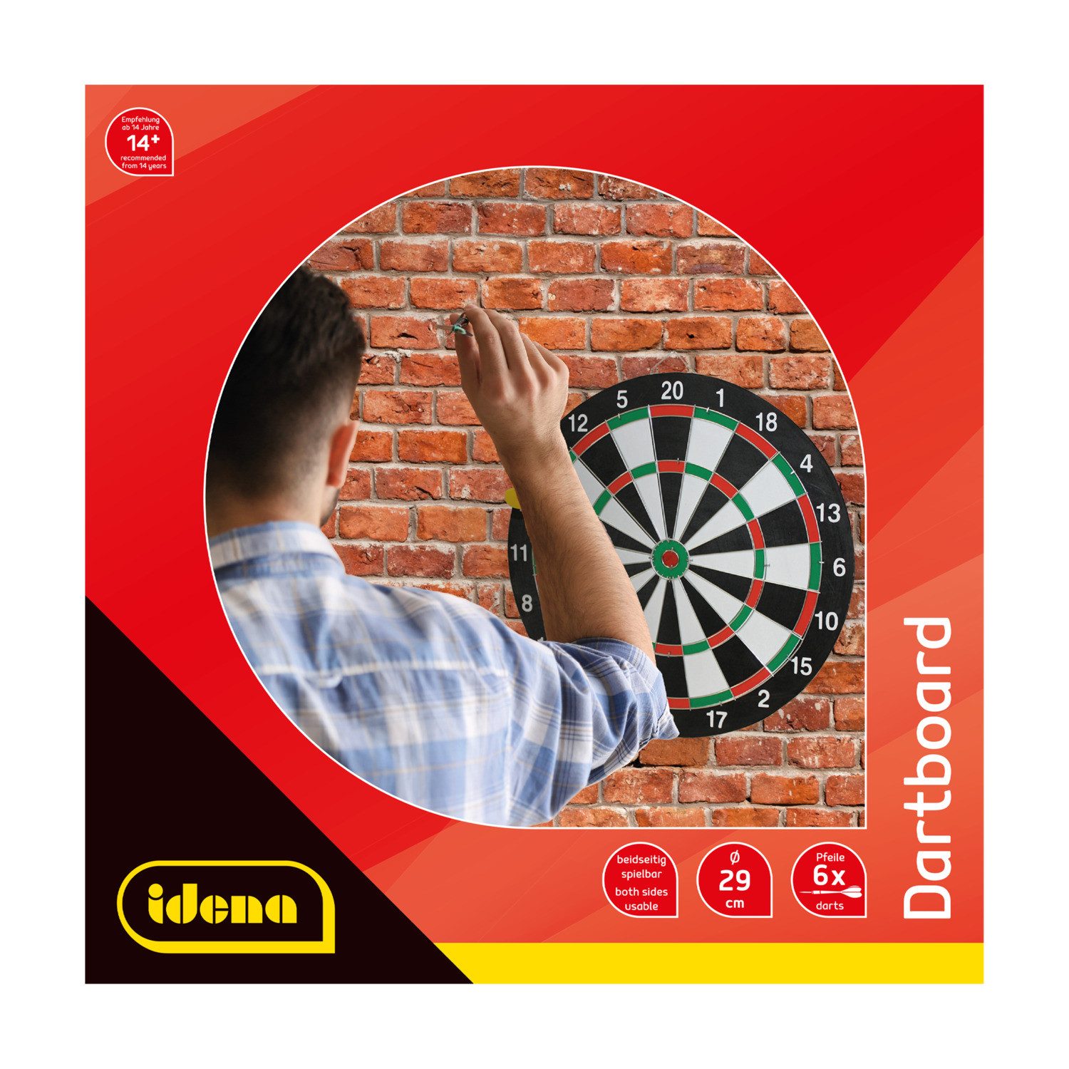 Idena Dartscheibe Idena Dartboard Ø29cm
