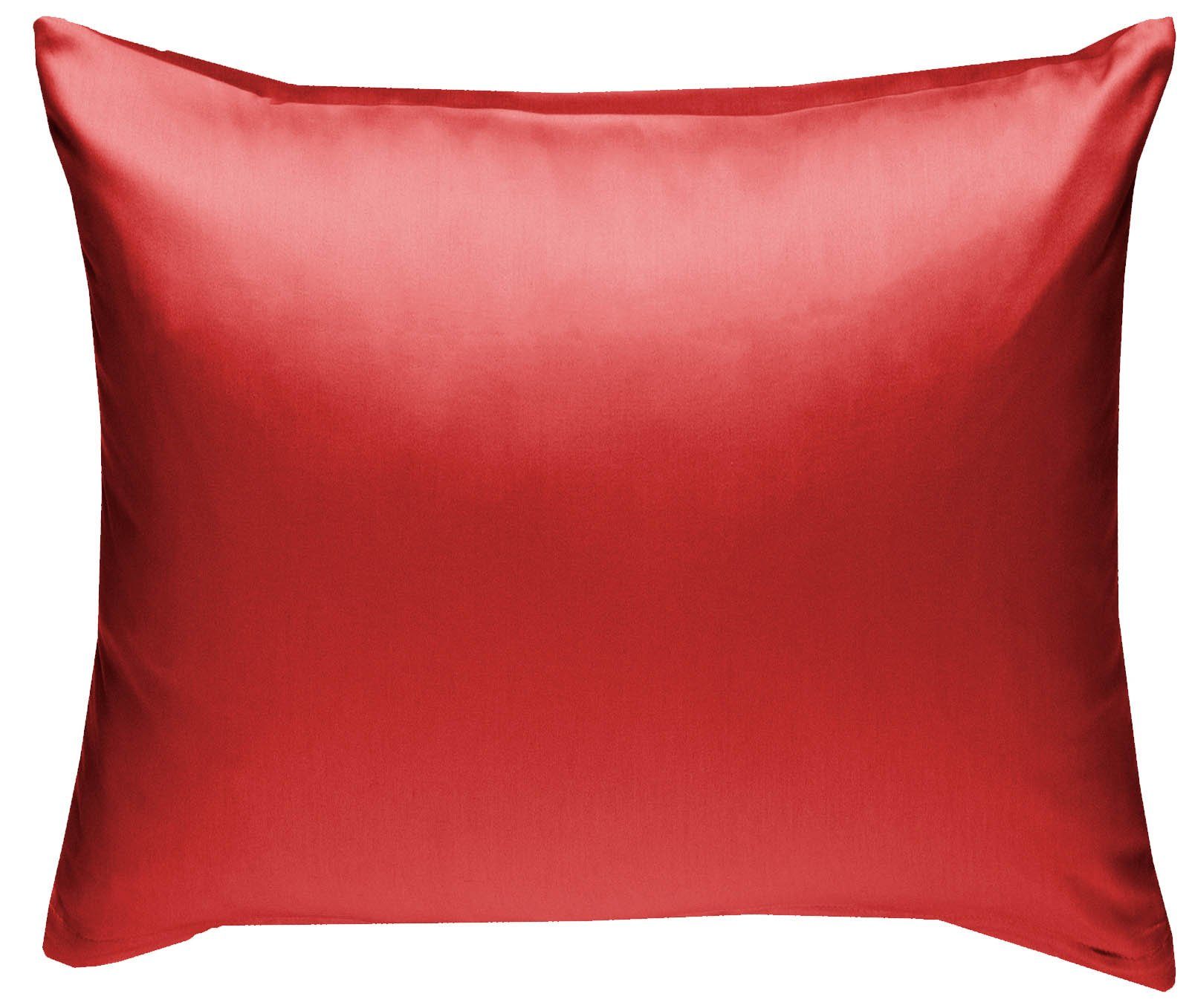 BETTWAESCHE-MIT-STIL Подушкиbezug Mako Satin Подушкиbezug uni einfarbig, (1 Stück)