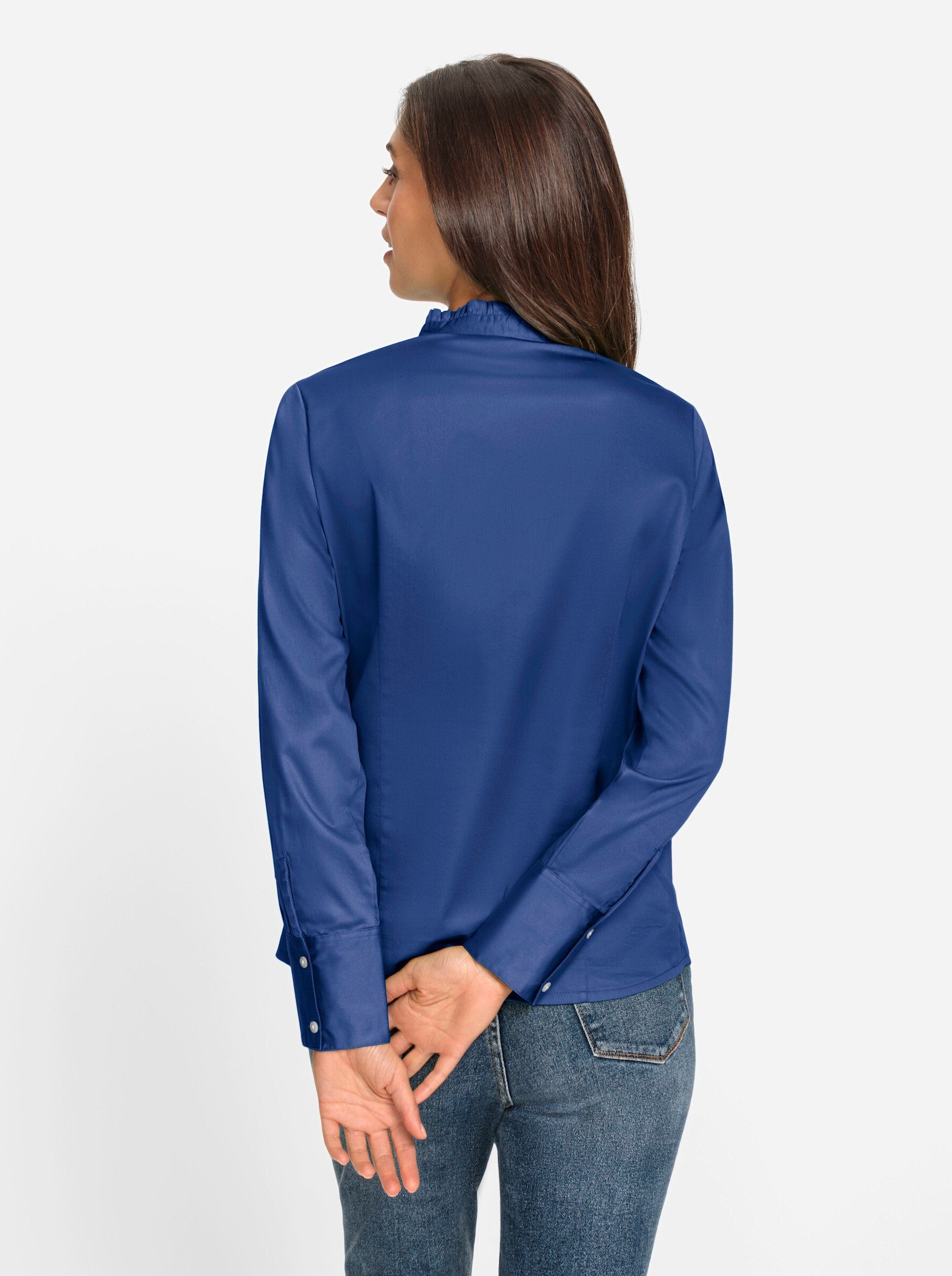 heine Klassische Bluse Rüschenbluse . günstig online kaufen