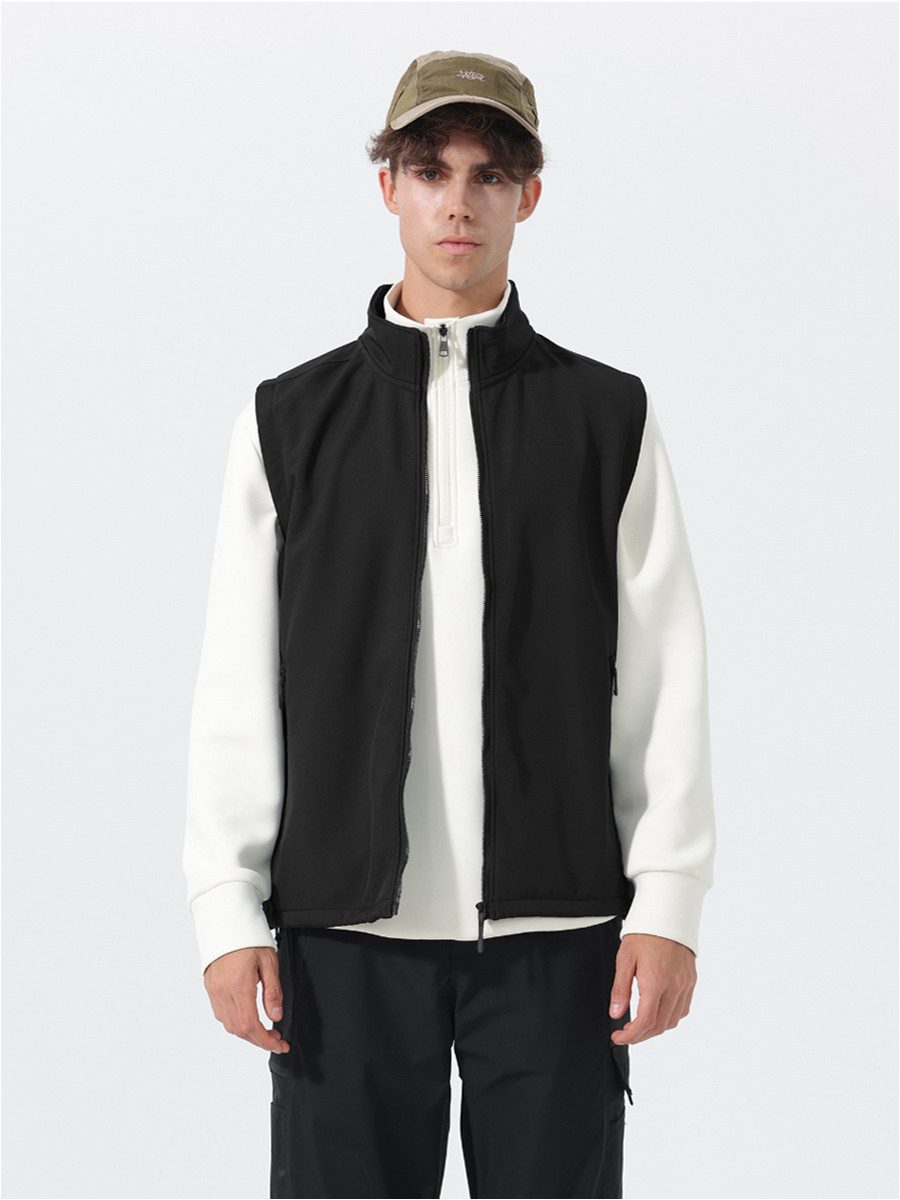 YOUTHUP Funktionsweste Herren Fleeceweste mit Stehkragen günstig online kaufen