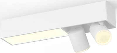 Philips Hue LED Deckenspot »Centris«, LED wechselbar, Farbwechsler, Individ. Lampeneinstellungen mit der Hue App, Lampen einzeln anpassbar