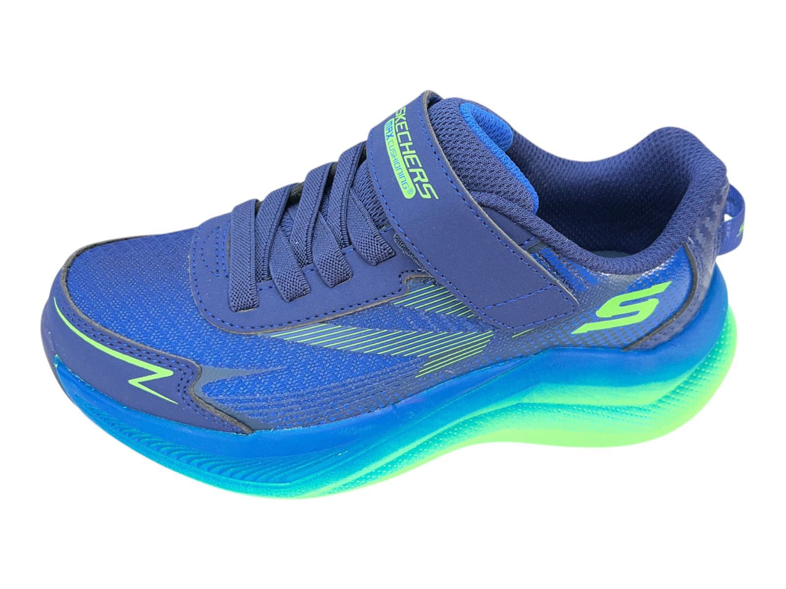 Skechers Skechers Sneaker MAX CUSHIONING ASCENDER 404022L/NVLM navy/lime Sneaker – Bild 2 von 4