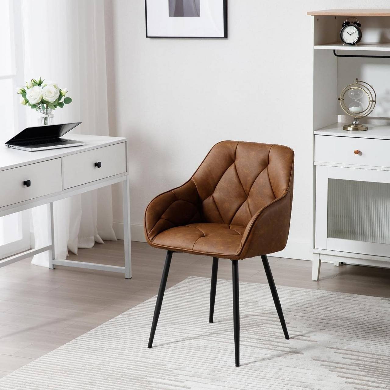 Woltu Polsterstuhl (1 St), Esszimmerstuhl ergonomischer aus Kunstleder günstig online kaufen