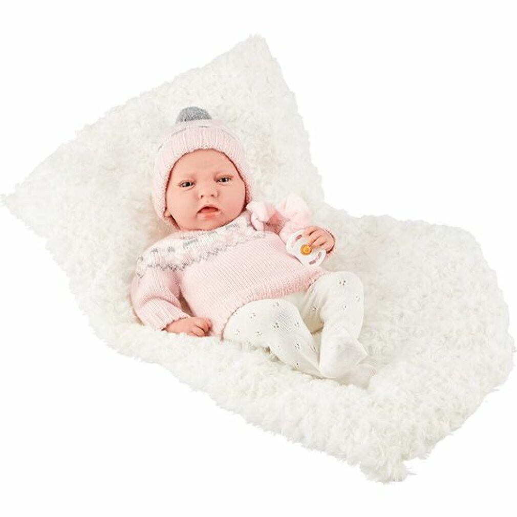 Arias Stoffpuppe Baby-Puppe Elegance Dafne 40 cm