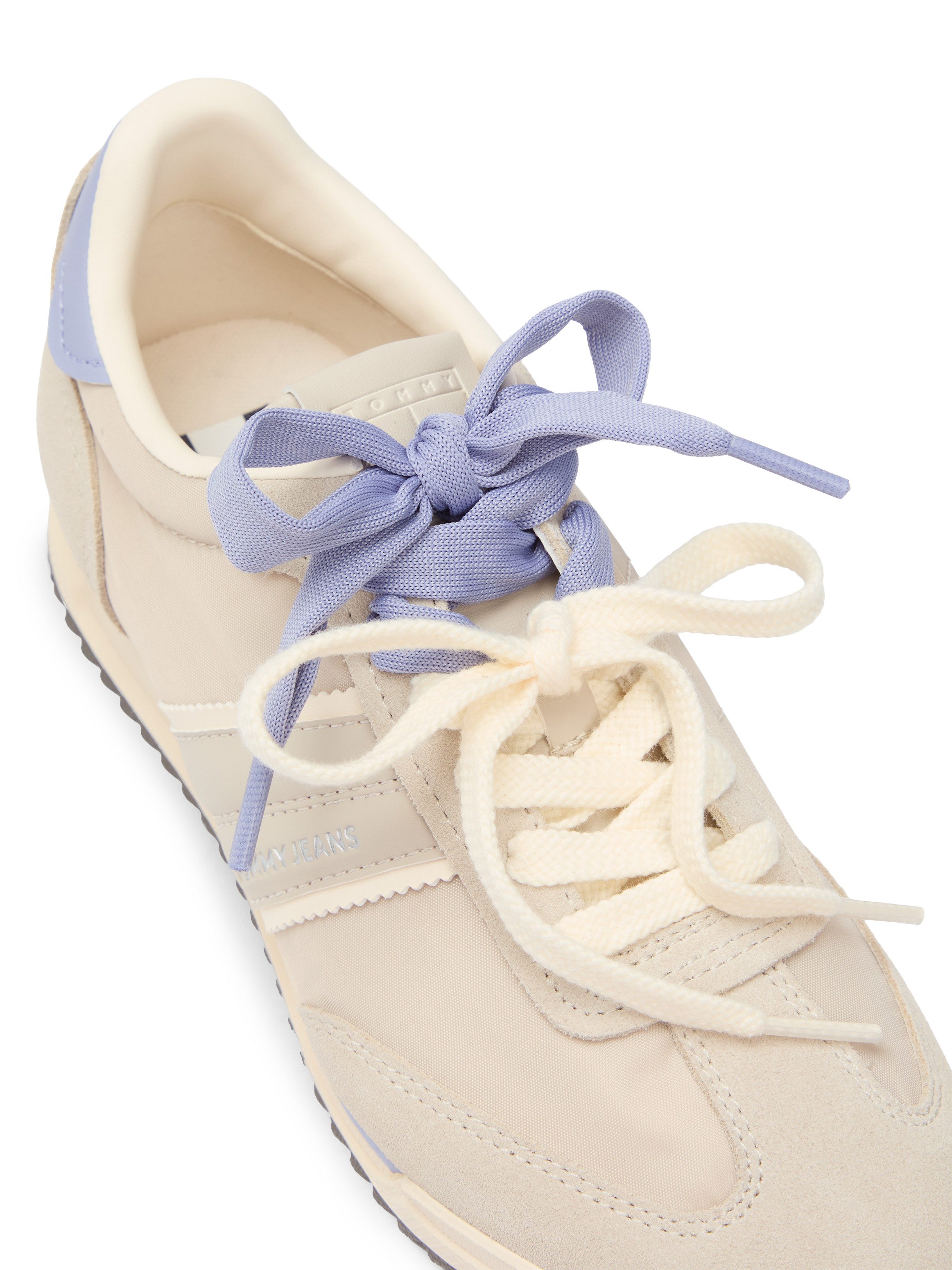 Tommy Jeans TJW LOW PROFILE RUNNER Keilsneaker, Freizeitschuh, Schnürschuh, Halbschuh mit Kontrastbesatz