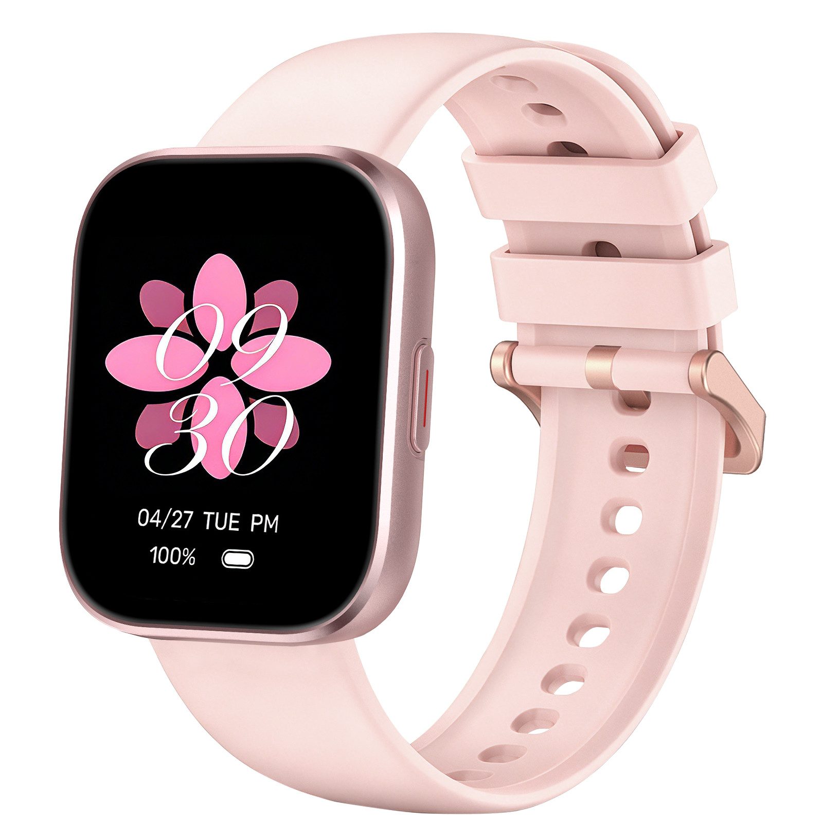 Sytifro Smartwatch Damen Herren, Fitnessuhr mit Diamantgeschliffenes Design Smartwatch (Full Touch Square Fine Sportuhr Damen cm), 150+ Sportmodes, Bluetooth 5.3 Sportuhr, Gesundheits-Uhren mit Benachrichtigung, 24/7 Herzfrequenz, Blutsauerstoff, Schlafqualität, Schrittzähler, Pulsuhr, Sprachassistent und Musiksteuerung etc., IP68 Wasserdichte Fitness Tracker Uhr Damen Herren, verfügbar für IOS und Android.