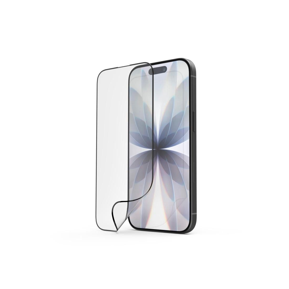 Displayschutzglas Handy-Schutzglas "Super Hybrid" für Apple iPhone 17, Montagehilfe
