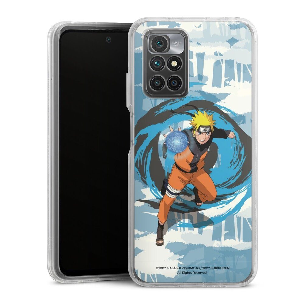 DeinDesign Handyhülle Offizielles Lizenzprodukt Manga Naruto Shippuden Naruto Rasengan, Xiaomi Redmi 10 Hülle Bumper Case Handy Schutzhülle Smartphone Cover