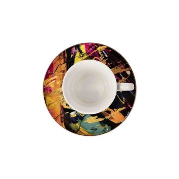 Goebel Espressotasse, Porzellan, mehrfarbig H:8cm D:12cm Porzellan