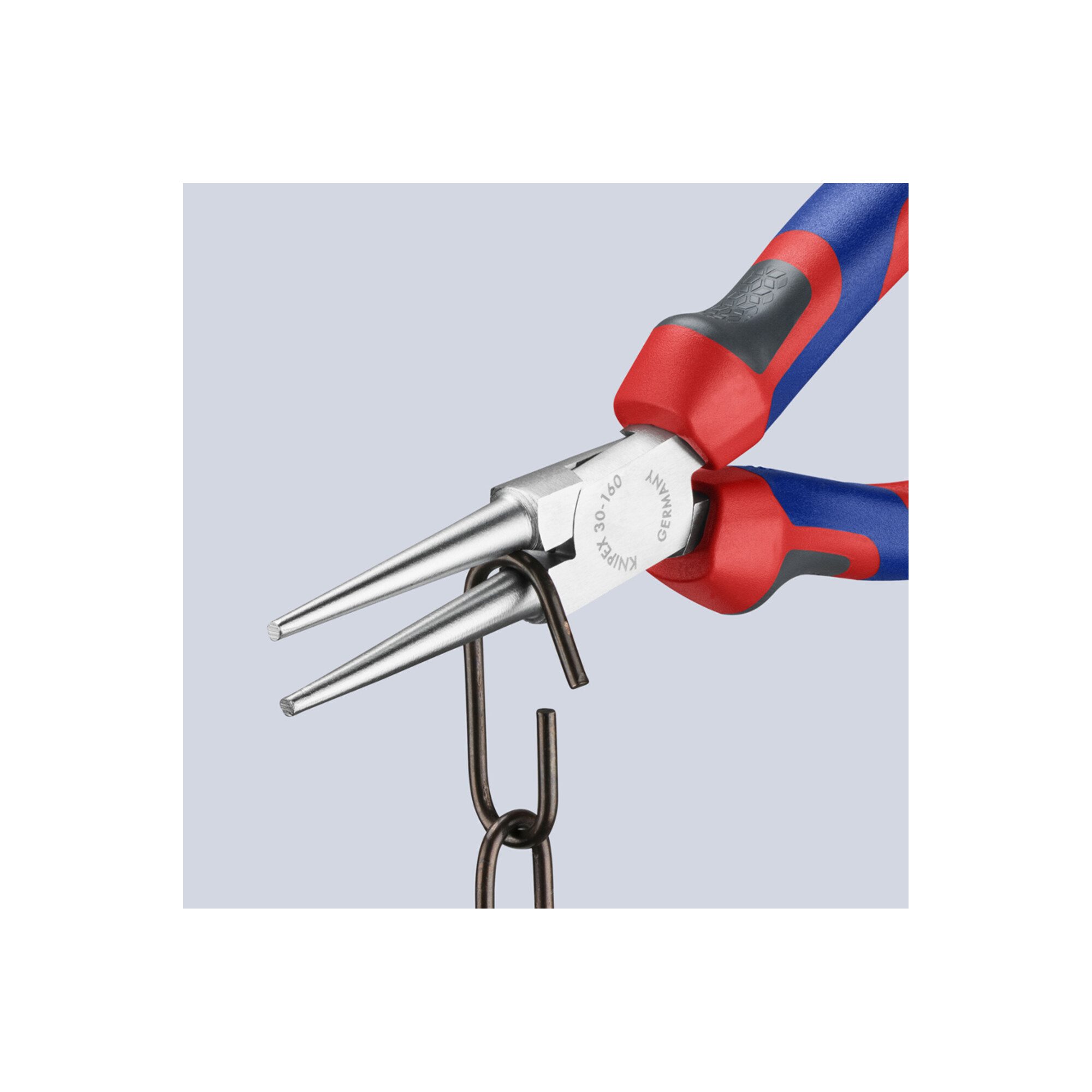 Knipex Blechschere KNIPEX 30 35 160 Langbeckzange mit Comfort-Griffen verchromt 160 mm