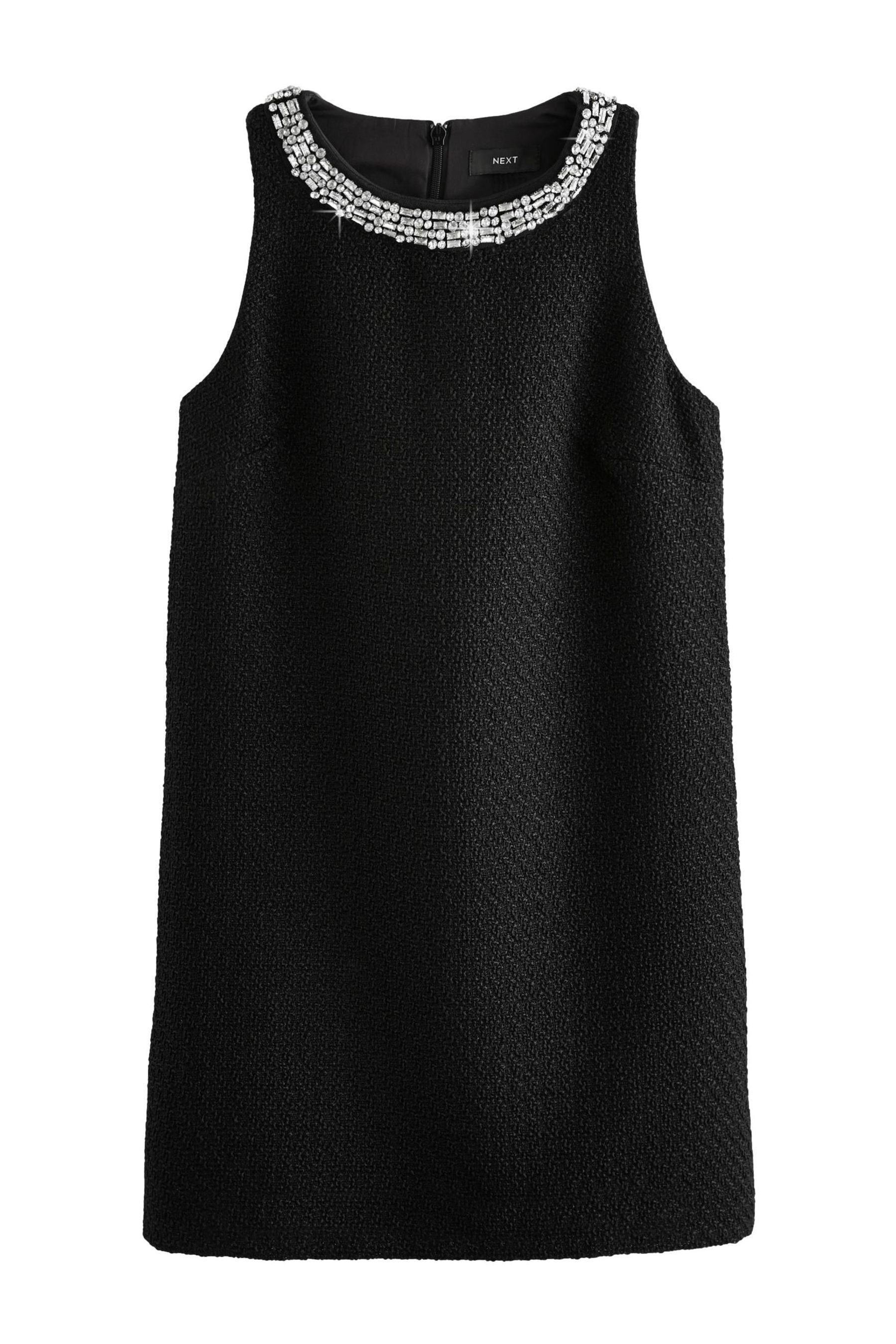 Next Minikleid Bouclé-Minikleid mit verziertem Kragen günstig online kaufen