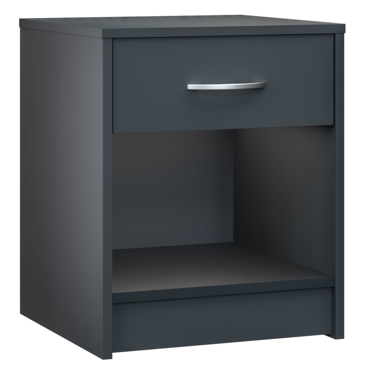 Casaria Nachttisch Hamburg (1-St), mit Schublade 50x40x35cm Holz Modern Offen Boxspringbett Schlafzimmer