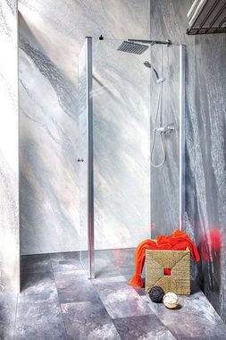 Sanotechnik geteilte Dusch-Flügeltür Sanoflex Grande, Einscheibensicherheitsglas