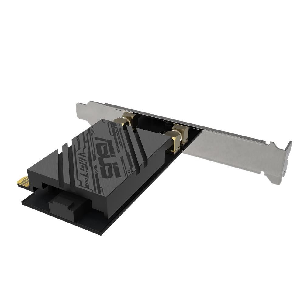 Asus WLAN-Adapter PCE-BE92BT WiFi 7 PCI-E Adapter, unterstützt 6GHz, 320MHz, Bluetooth 5.4