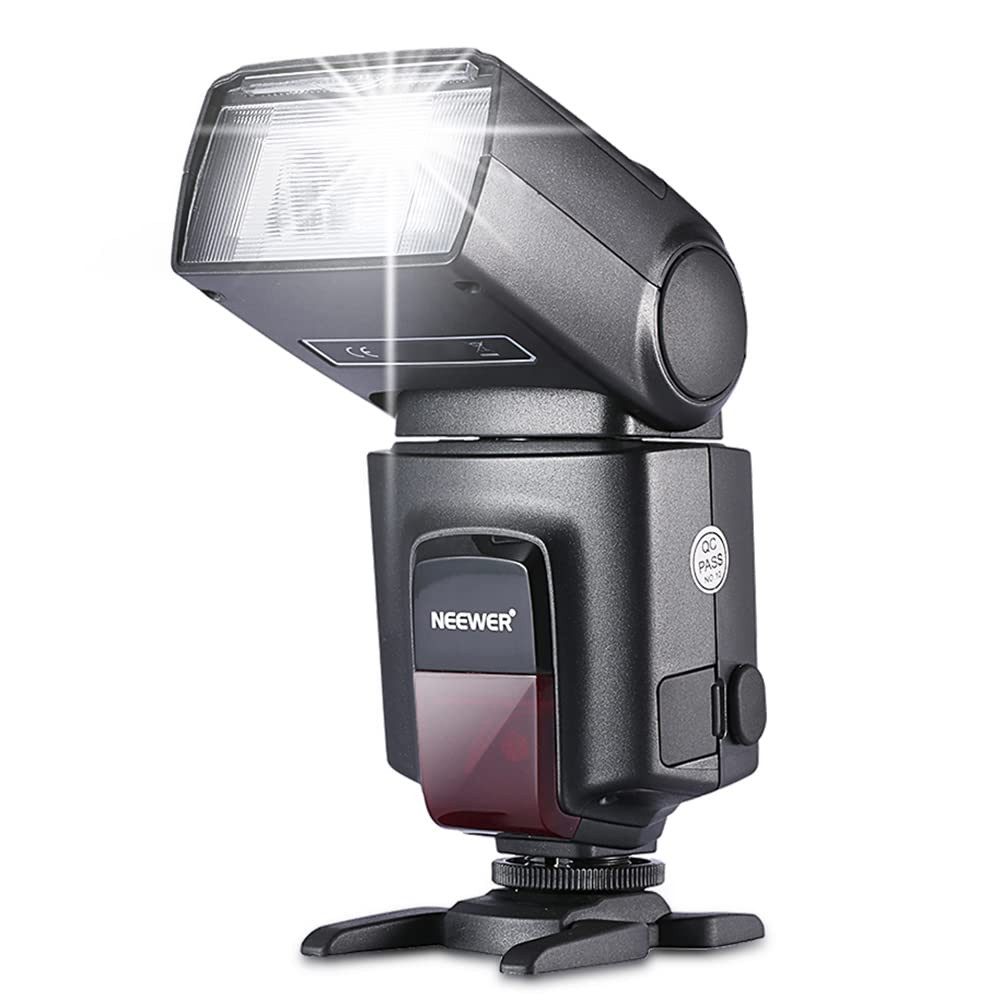 Neewer TT560 Kamera Blitz Speedlite für Canon Nikon Panasonic Olympus Pentax Blitzgerät, (für DSLR Kameras, Digitalkameras mit Standard Blitzschuh)